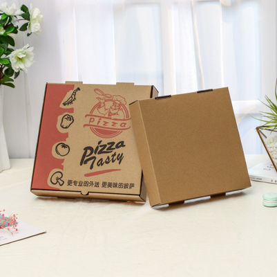 6 بوصات غير مطبوعة صديقة للبيئة علبة طرد للبيتزا يمكن التخلص منها